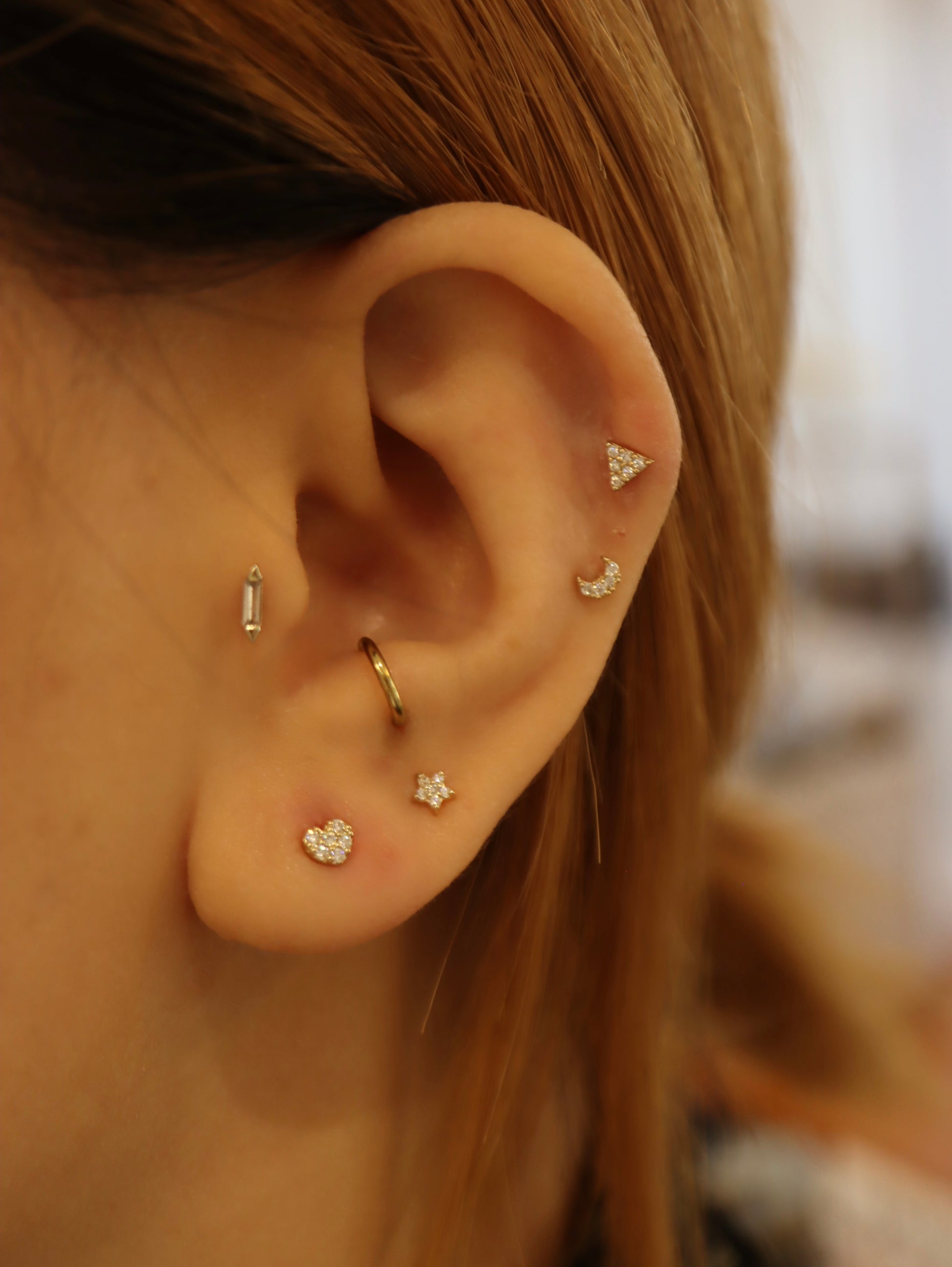 Celestial Whispers Stud Set (4pcs)