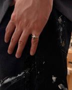 Star Sparkle 925 silver unisex ring