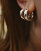 Pure Hoop Silver925 earrings