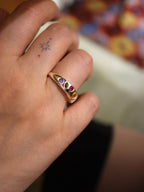 Multi-colour 925 Silver Ring (Pre-order only)