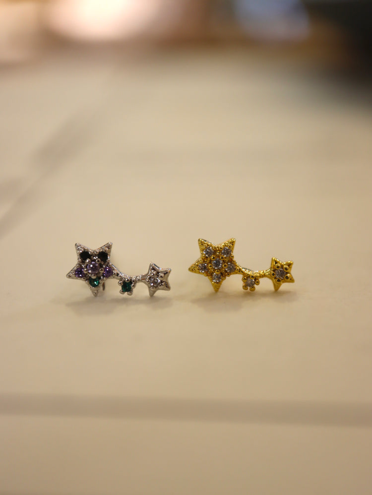 Stella Cluster Surgical Steel Piercing Stud Earring (1pc)