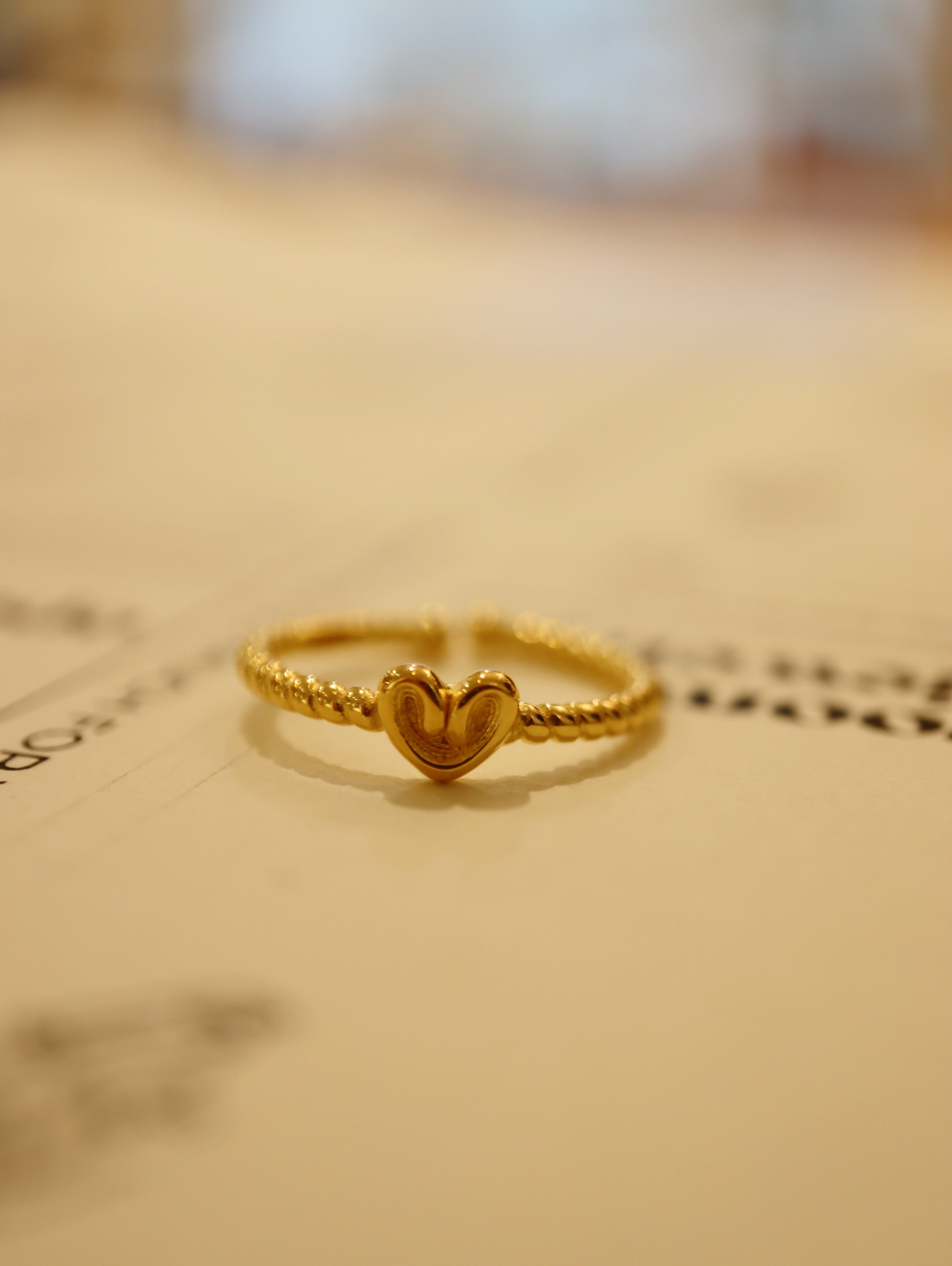 Croissant / Palmier silver 925 ring