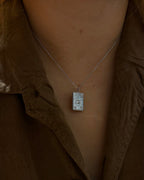 Solstice Eye Pendant Stainless Steel Necklace