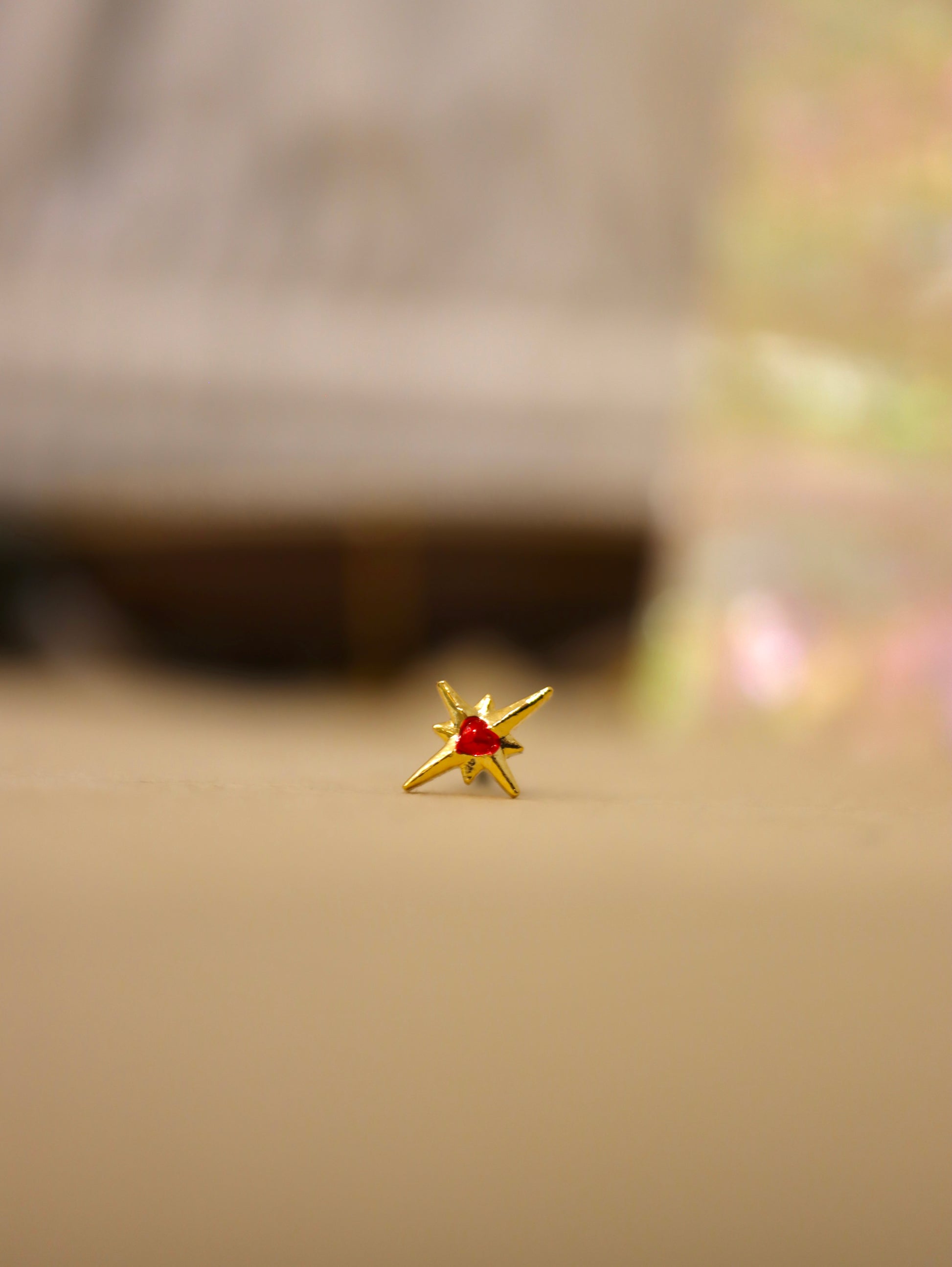 Sparkle mini heart surgical steel piercing (1pc)