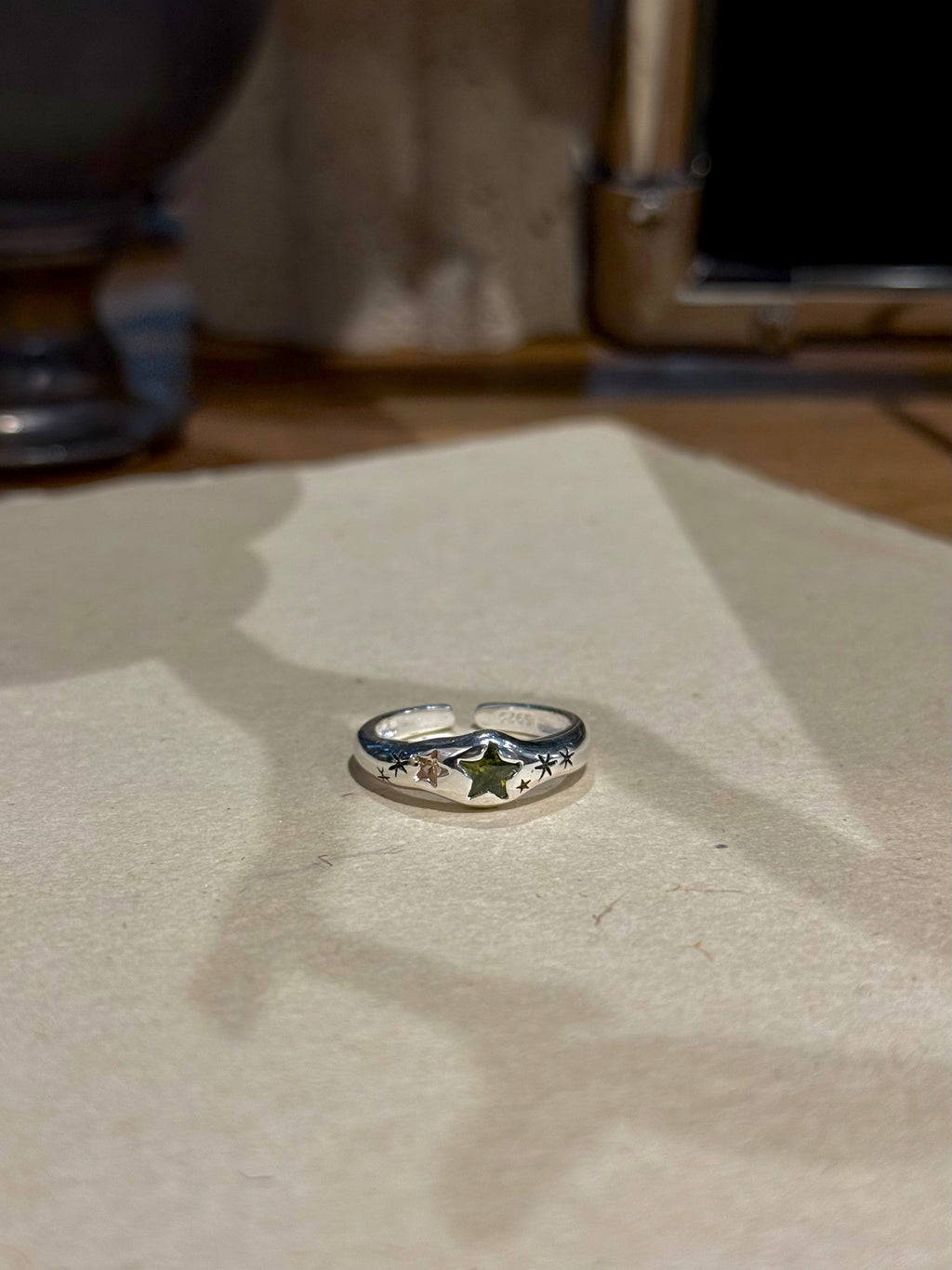 Sparkle star 💫 ✨ silver925 open size ring