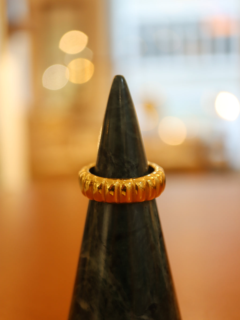 Textura Sol Stainless Steel Ring