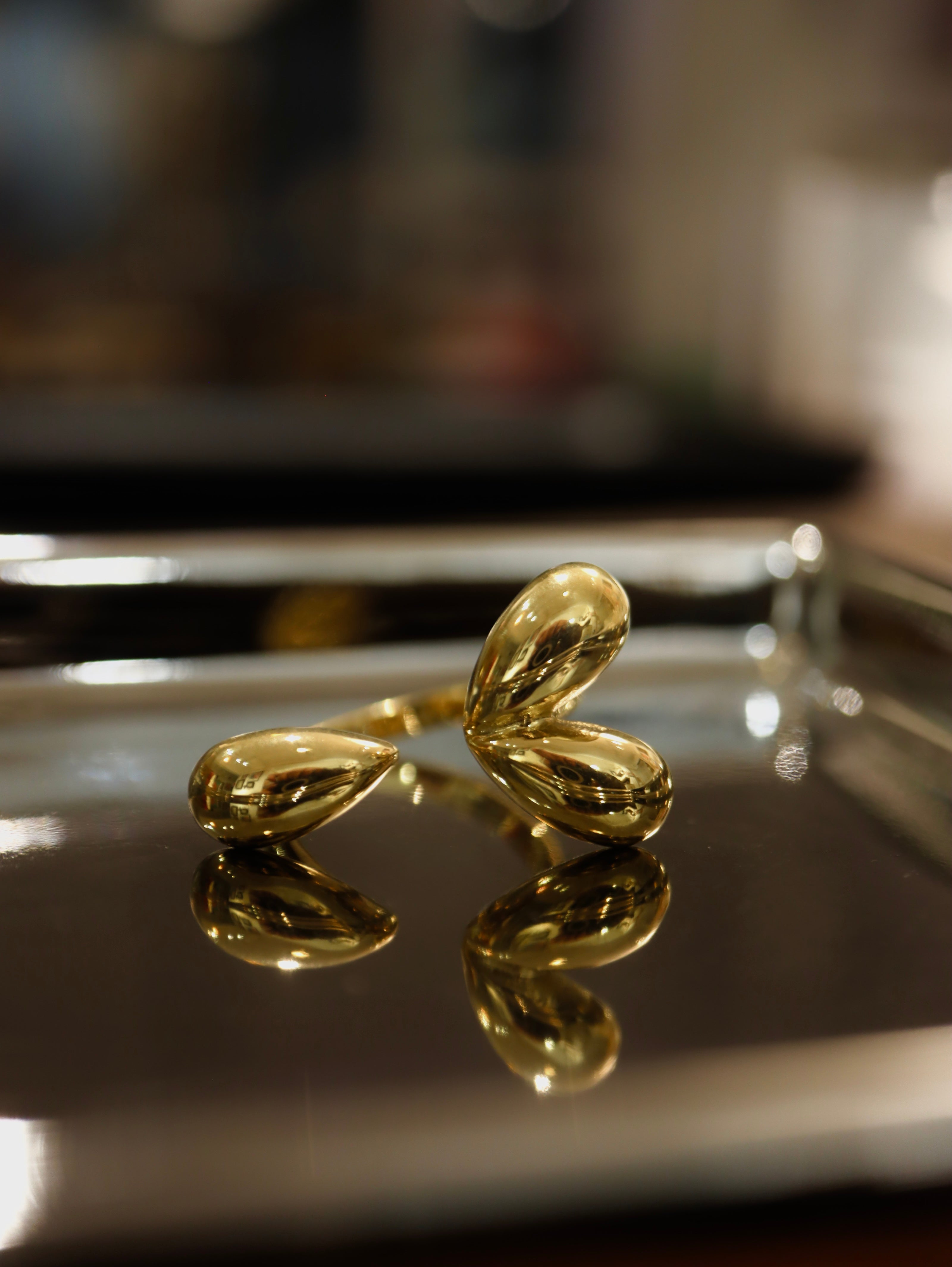 Statement stainless steel ring