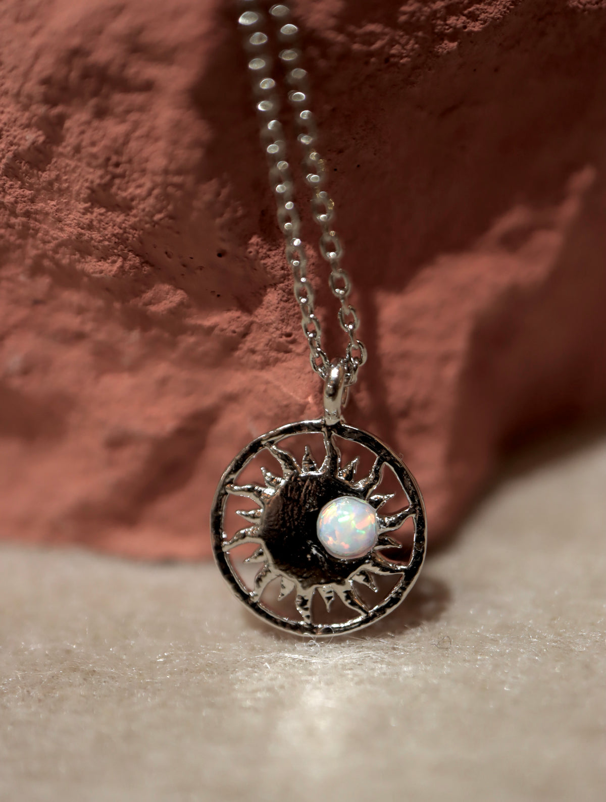 Celestial Eclipse Pendant Necklace