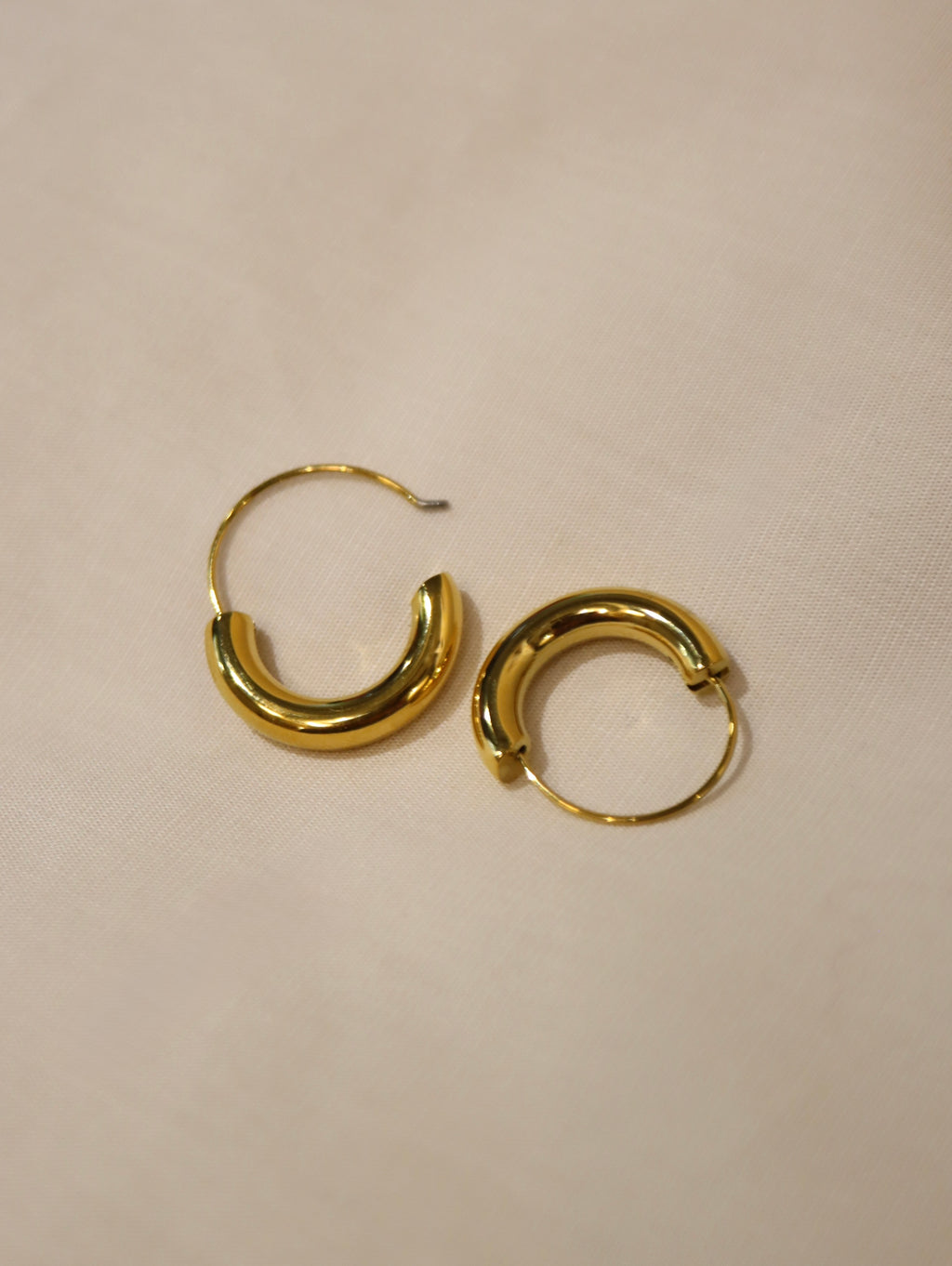 U shape stainless steel earrings