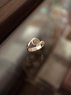 Aura labradorite pinky ring