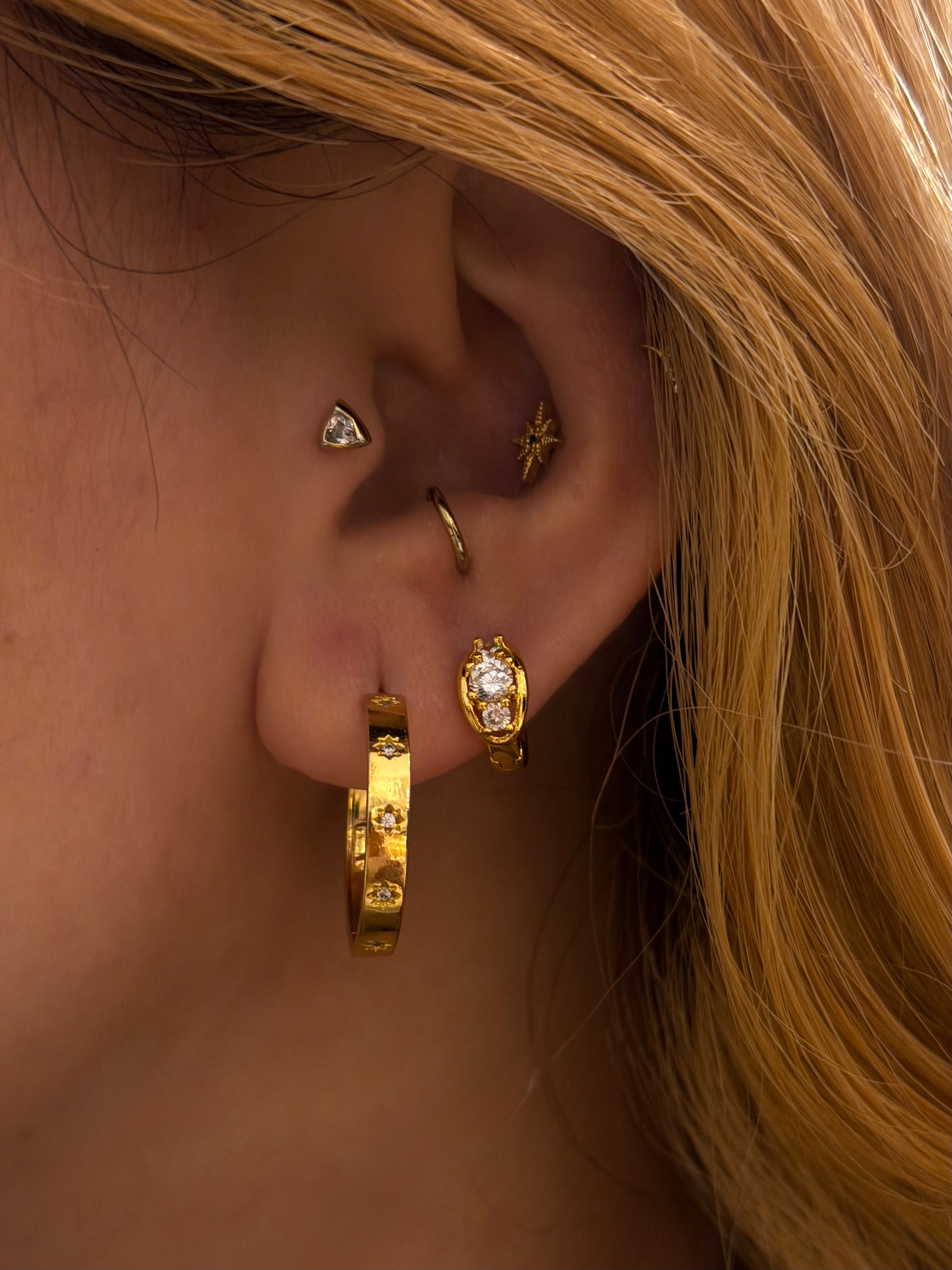 Trilogy Huggie Surgical Steel Earring (1pc)