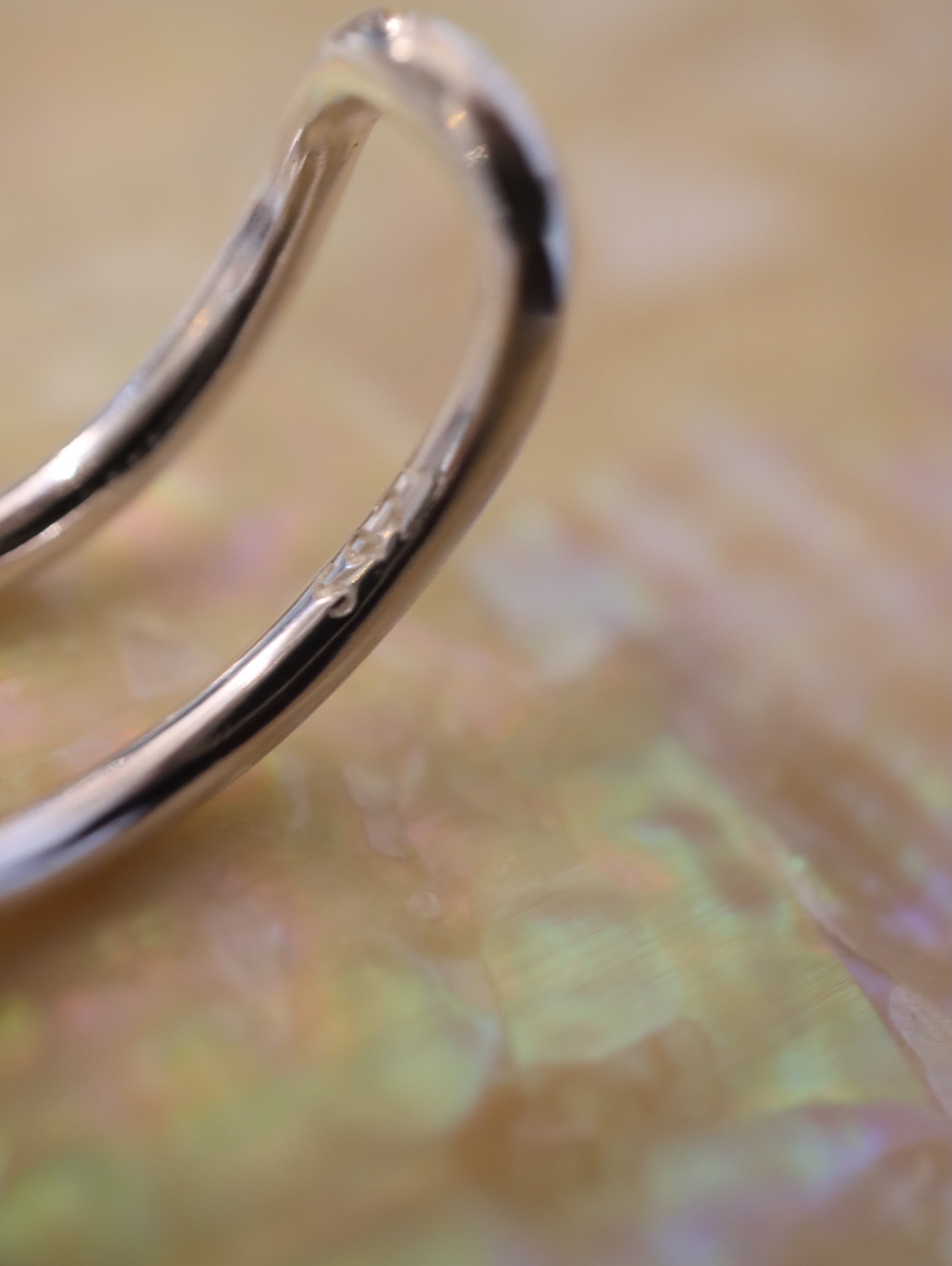 Twisted 925 silver open size ring