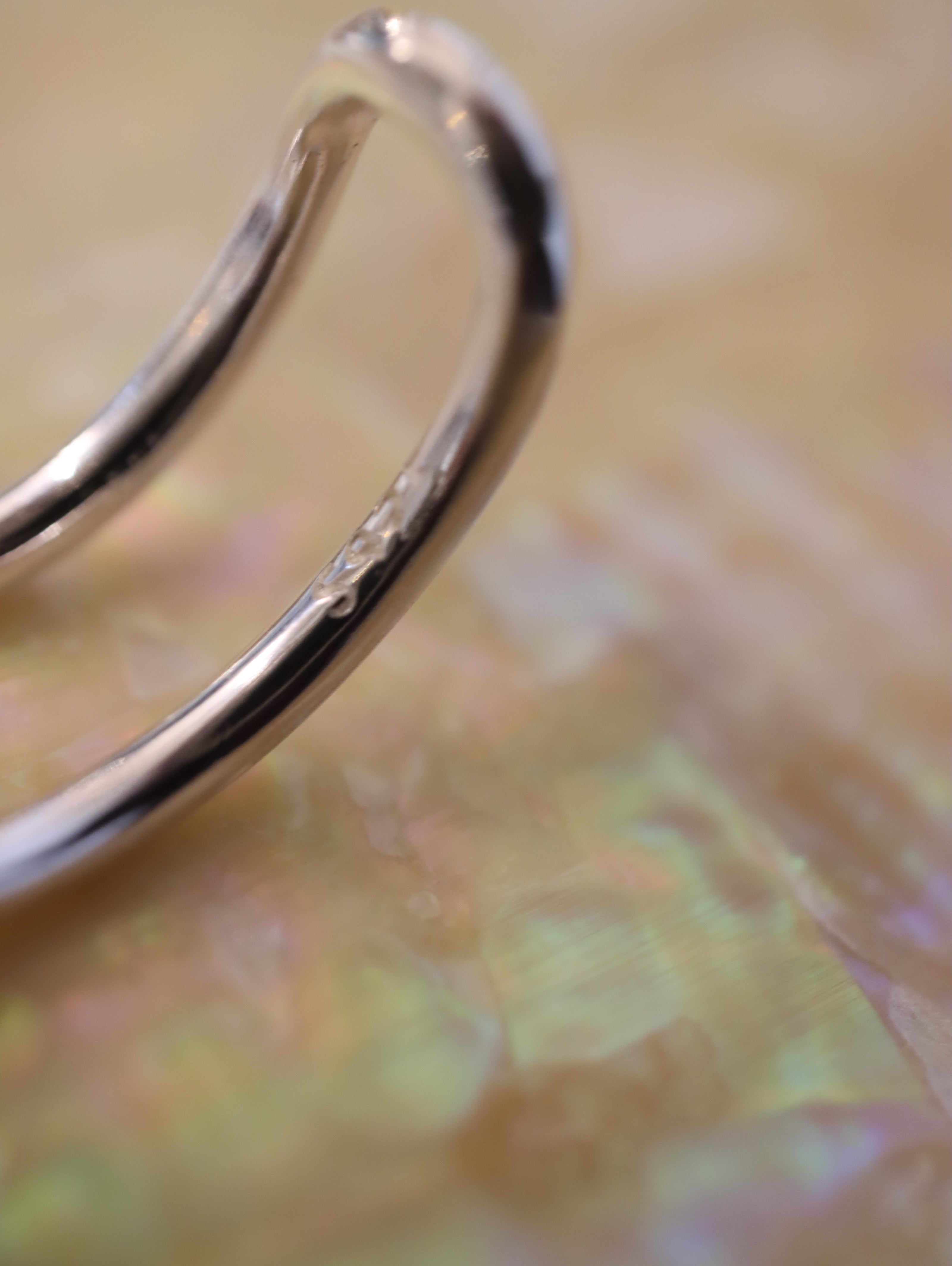 Twisted 925 silver open size ring