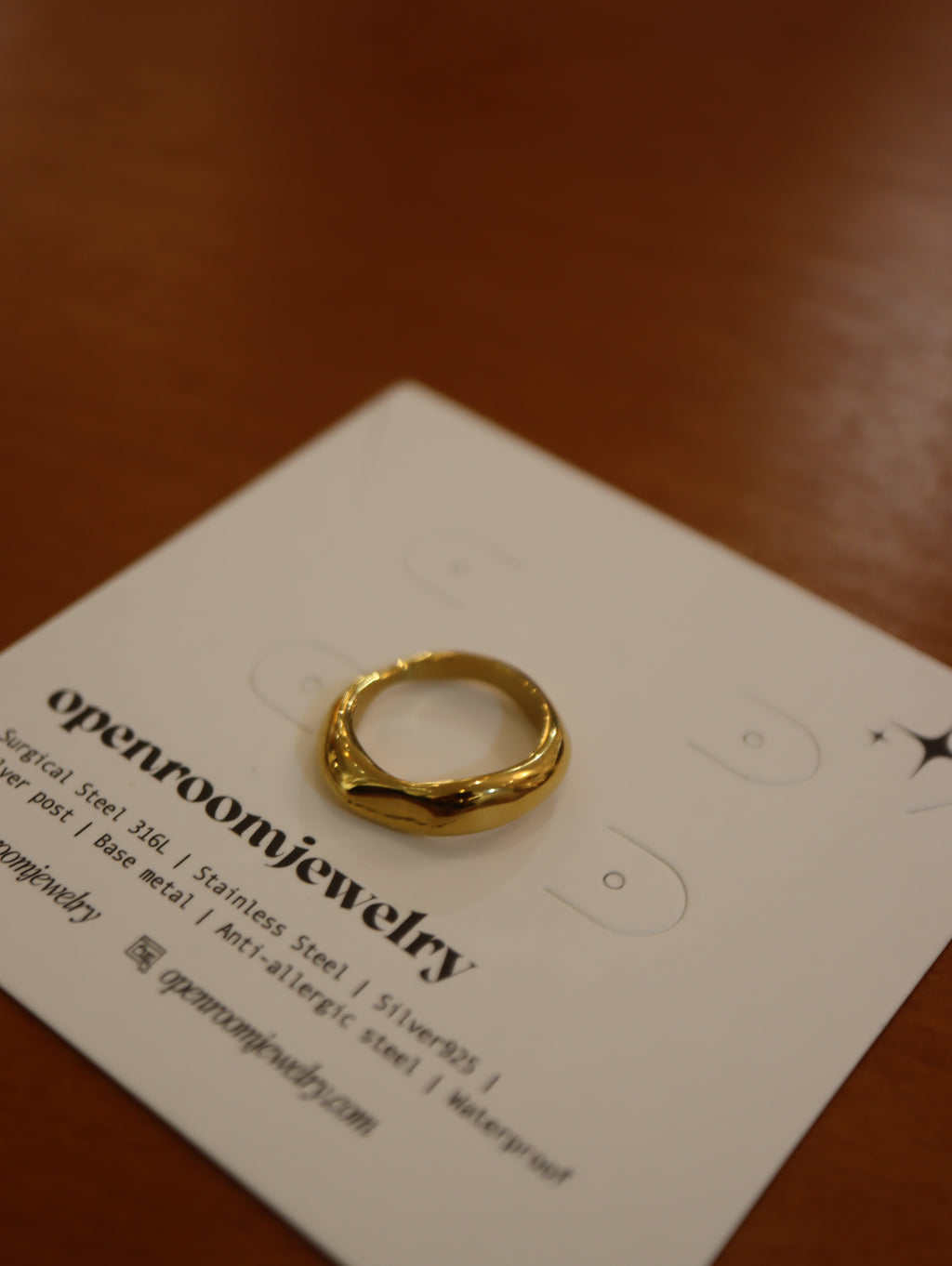 Stainless Steel pinky ring