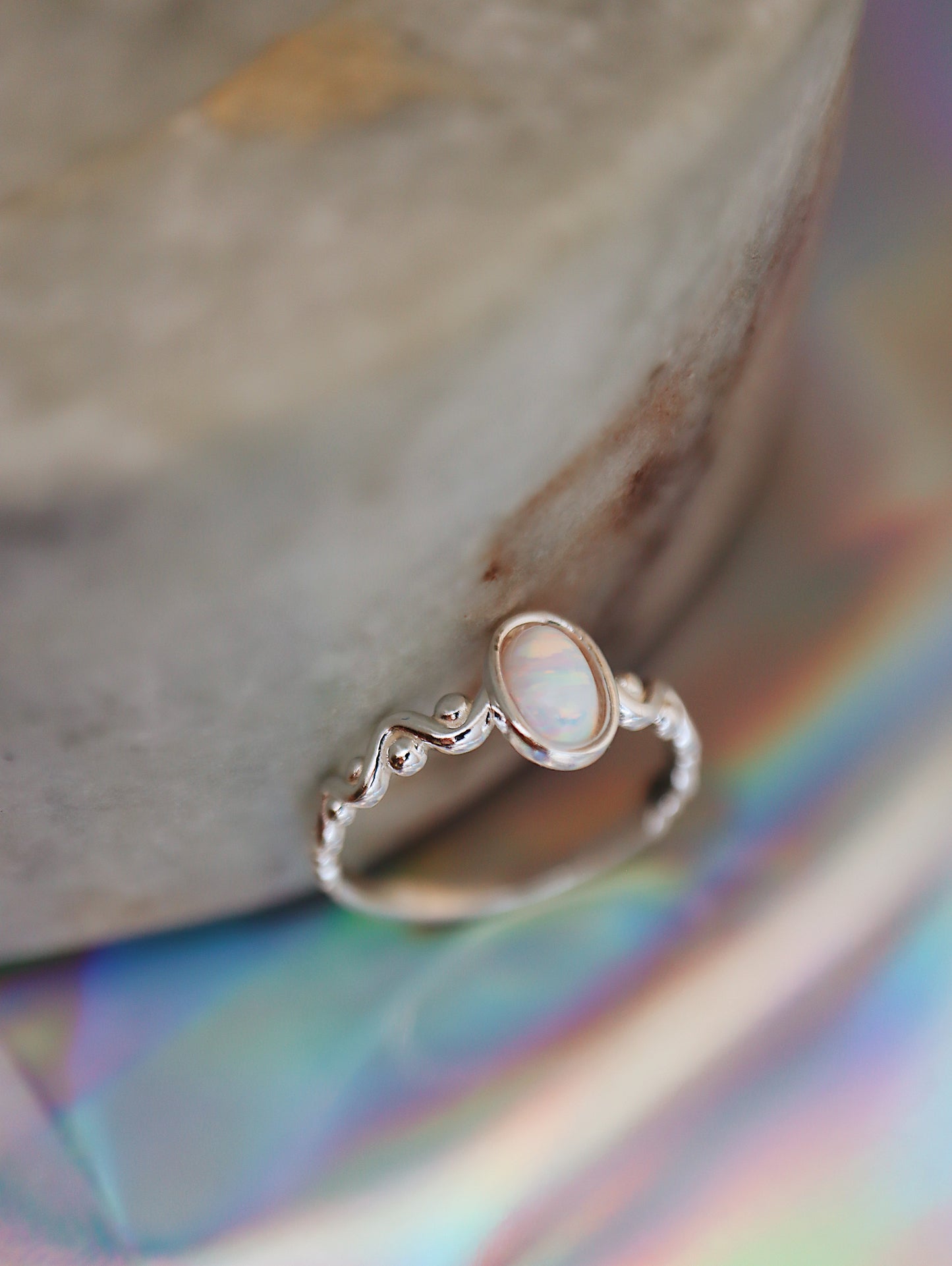 Opal silver925 ring