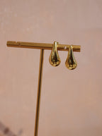 Molten Stainless Steel Earrings