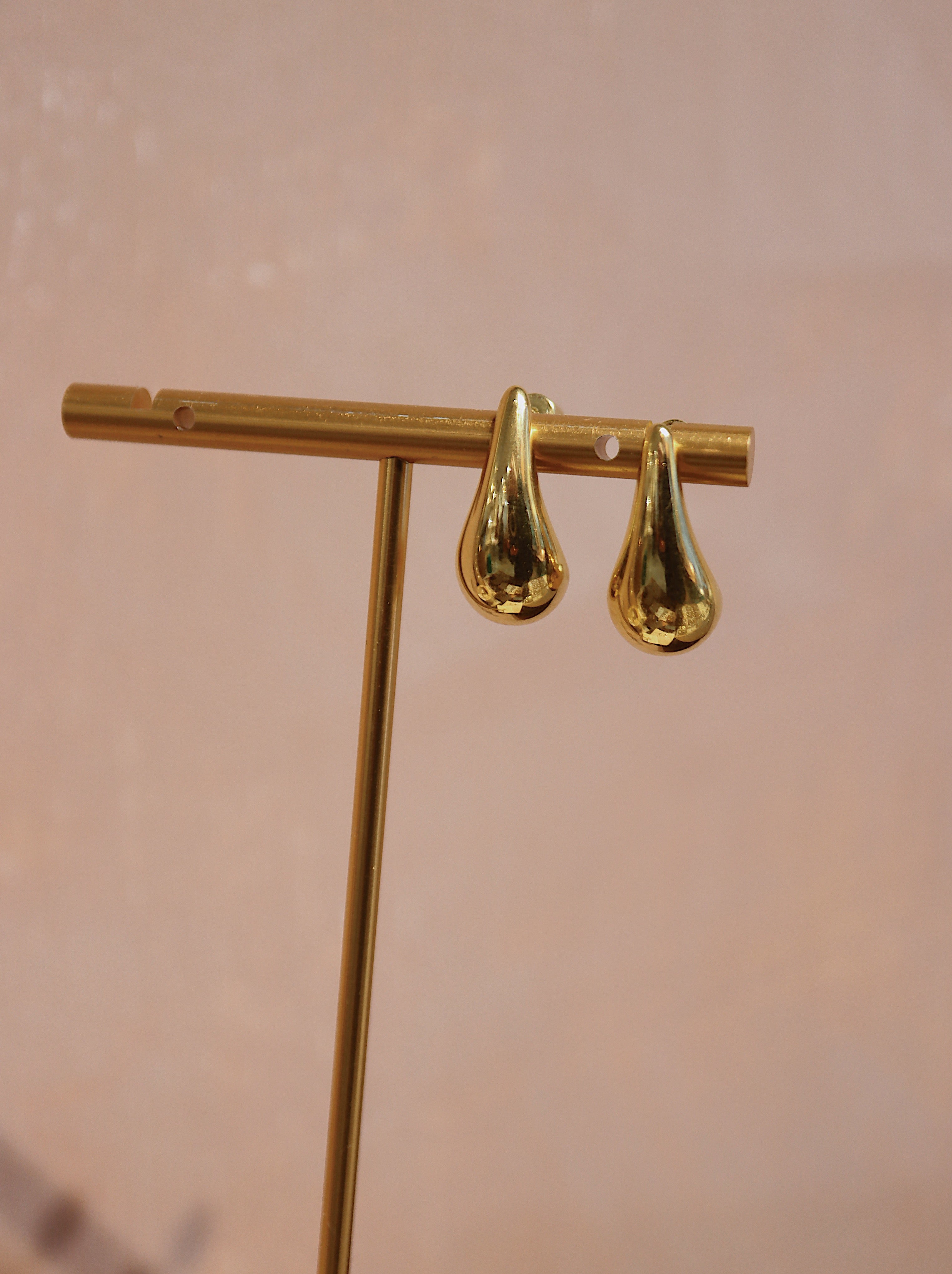 Molten Stainless Steel Earrings