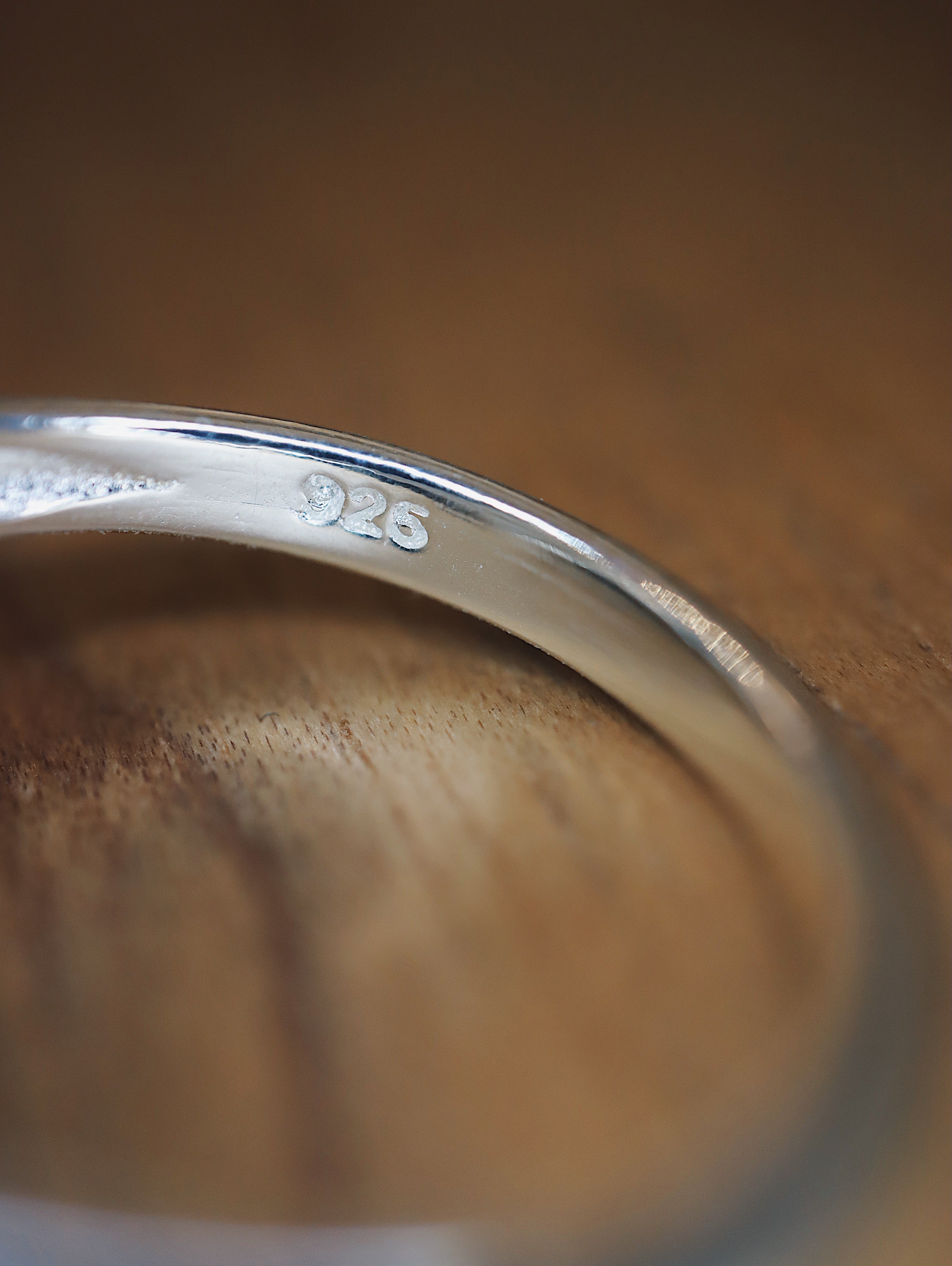 Star Sparkle 925 silver unisex ring