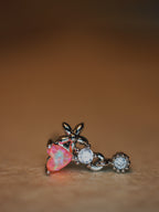 Heart drop surgical steel piercing