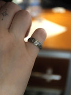 Heart Band Sterling Silver Pinky / Toe Ring