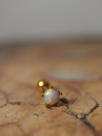 Opal screw ball end piercing