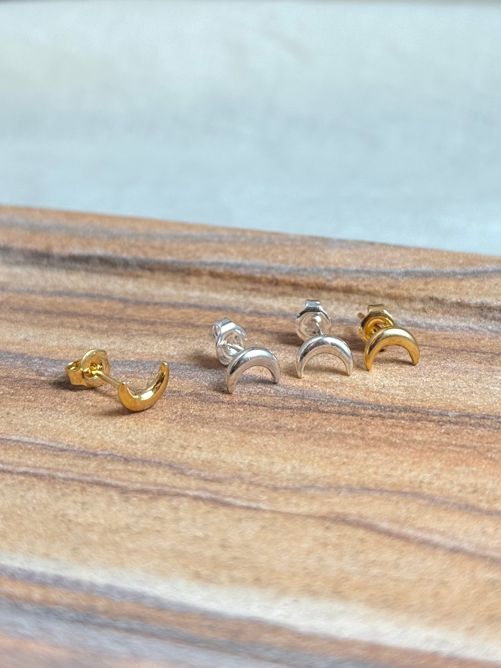 Mini crescent Silver925 earrings