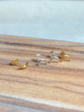 Mini crescent Silver925 earrings
