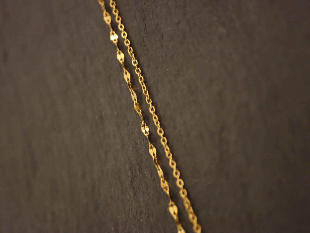 Double chain stainless steel bracelets