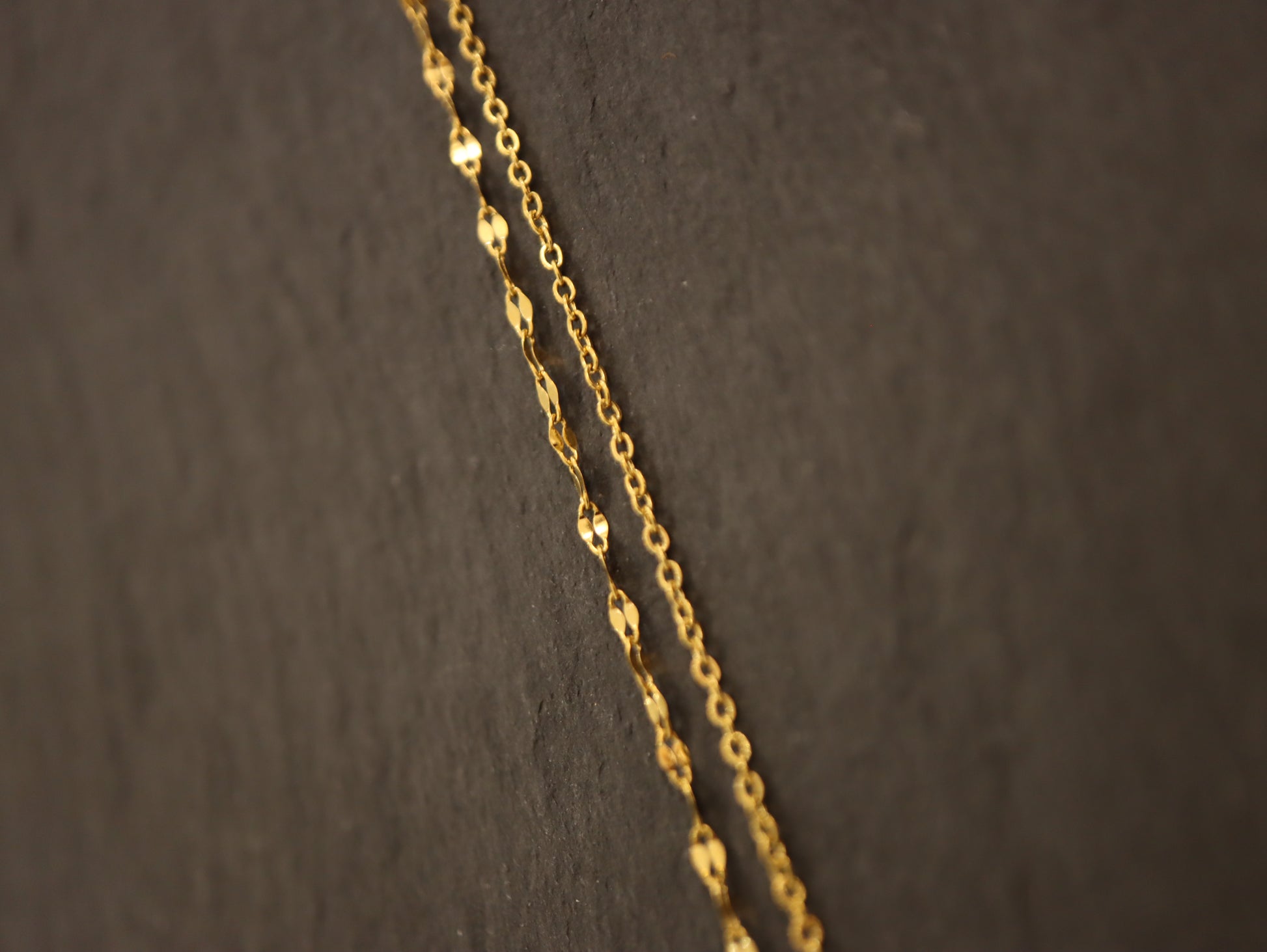 Double chain stainless steel bracelets