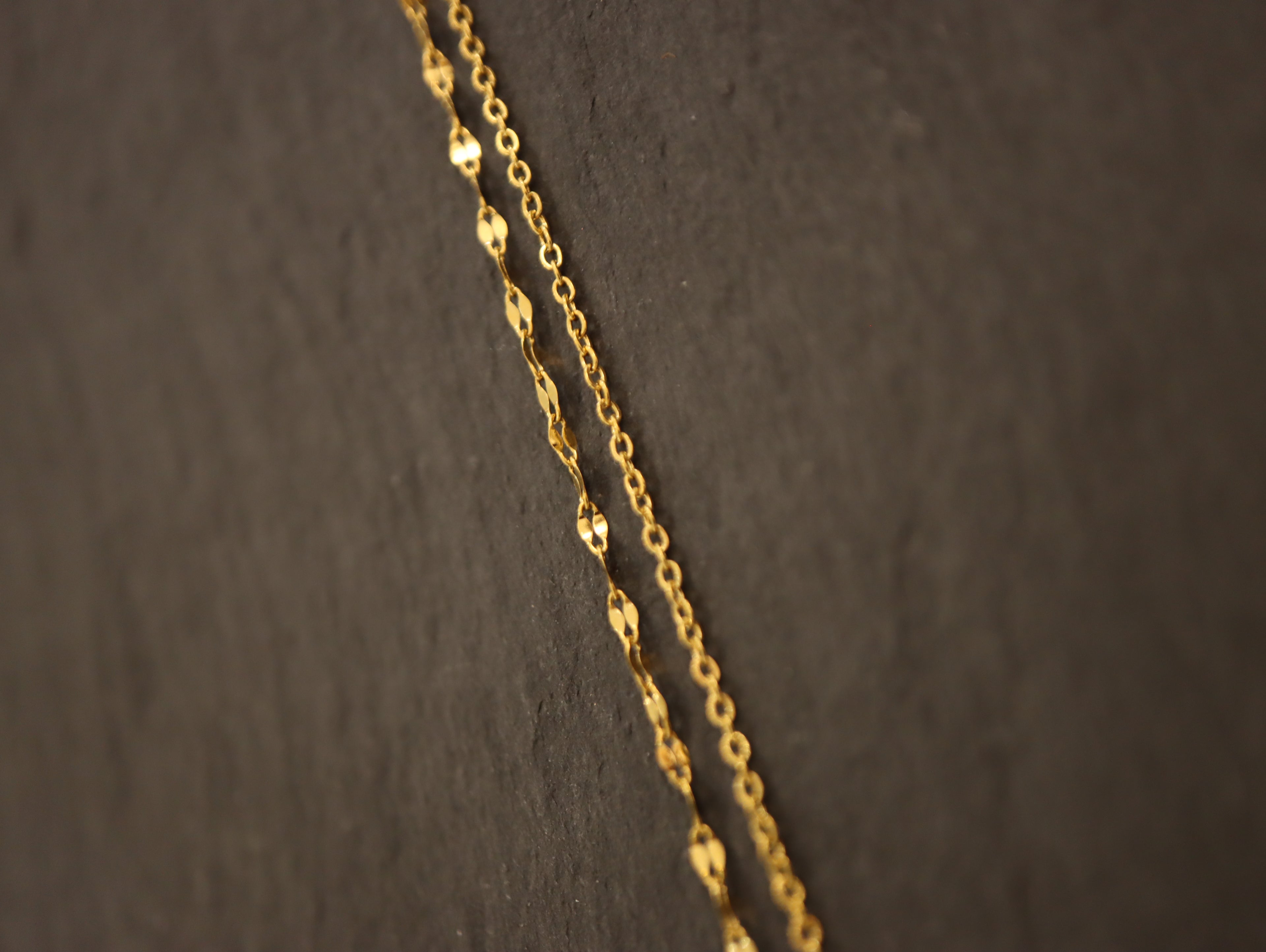 Double chain stainless steel bracelets