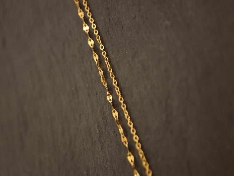 Double chain stainless steel bracelets