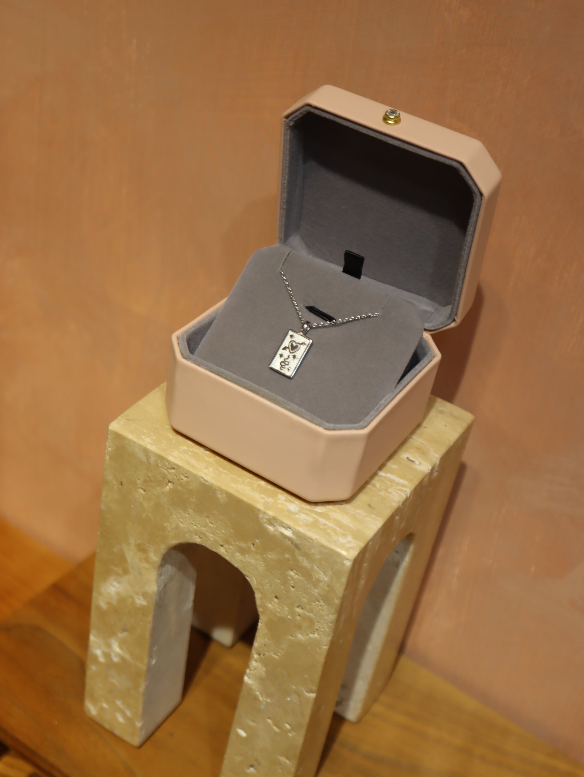 Blush Pink Jewelry Box