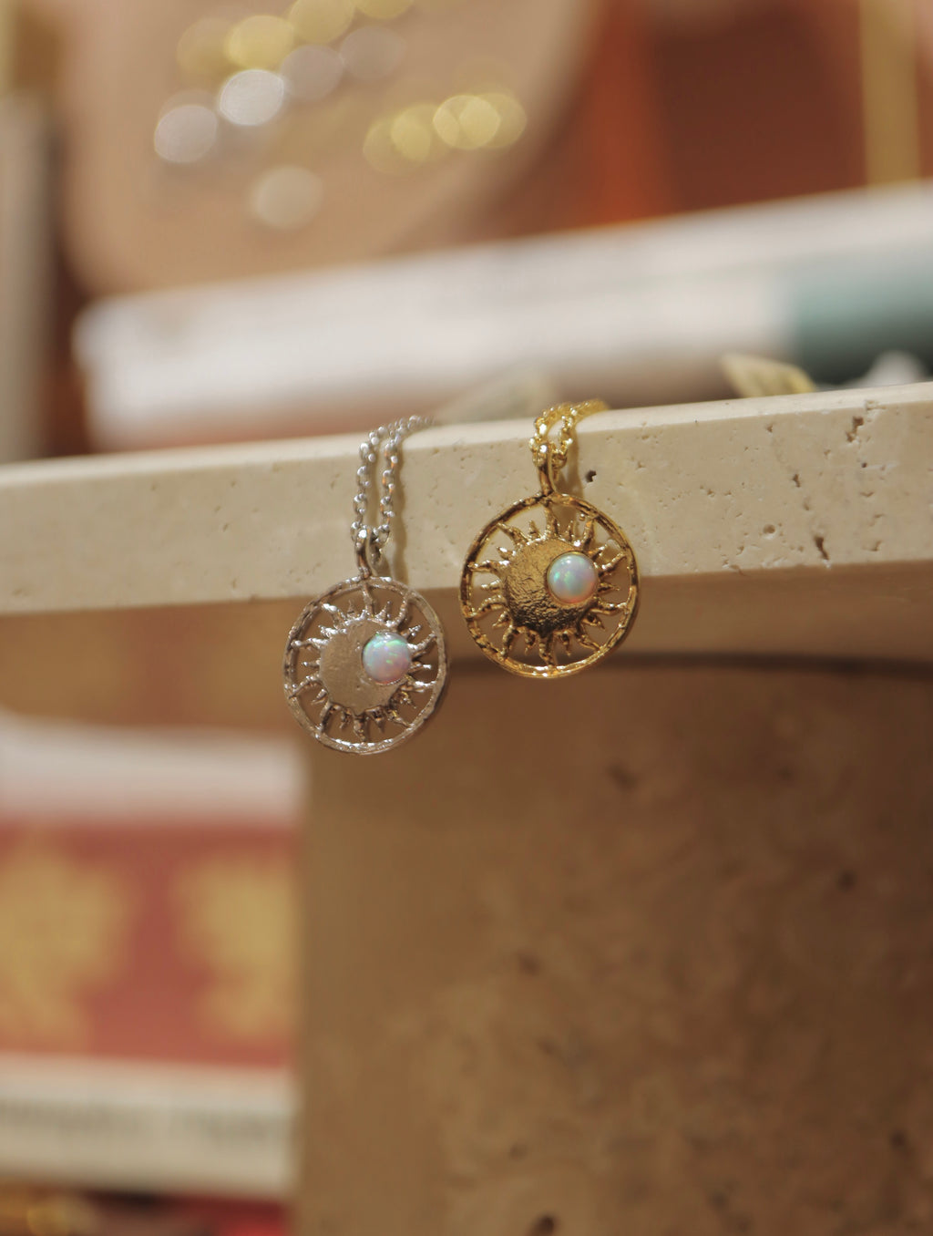 Celestial Eclipse Pendant Necklace