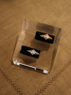 Celestial Rhombus Enamel Open Size Ring