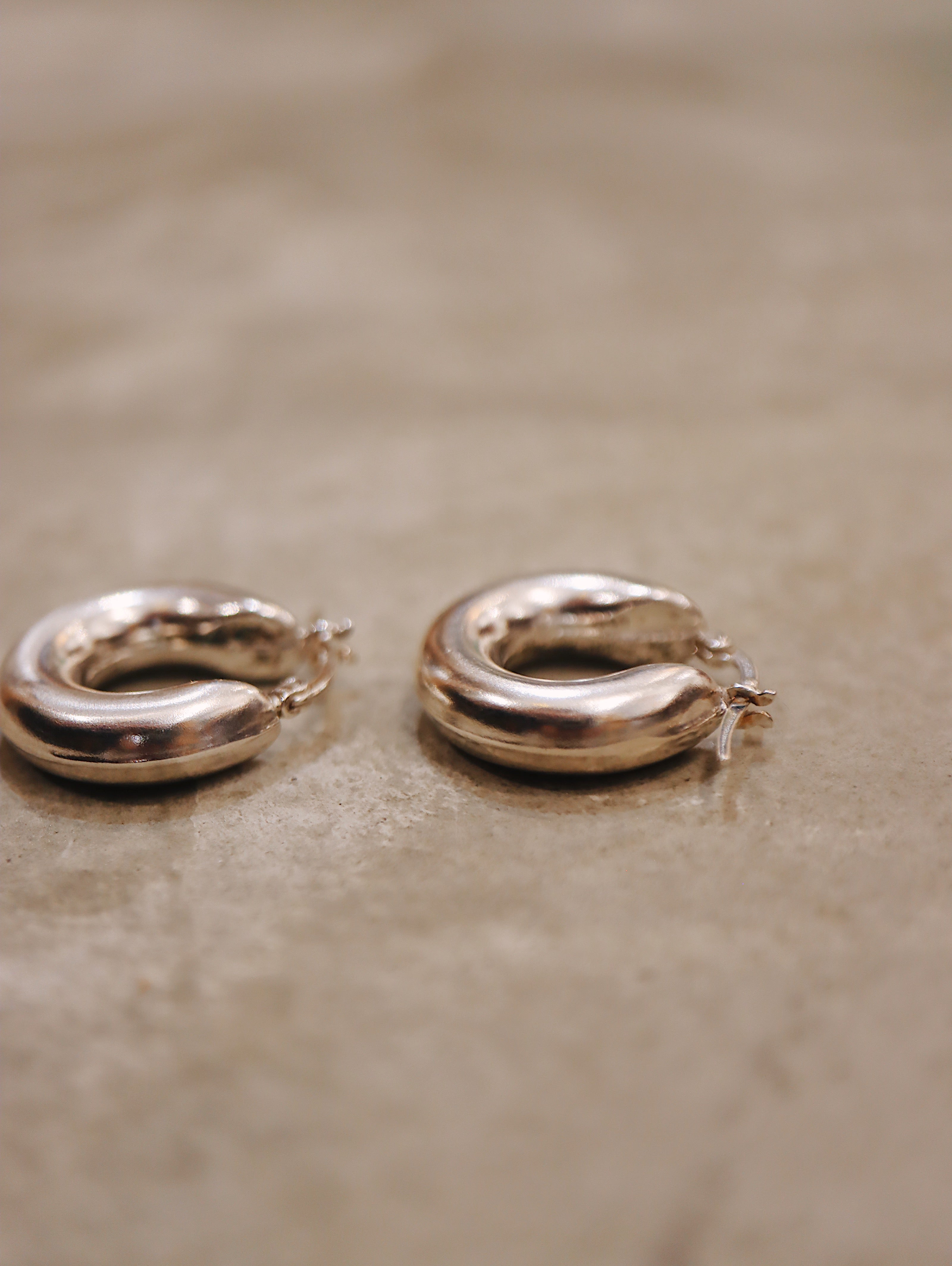 Pure Hoop Silver925 earrings