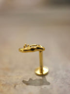 Swift Stud 925 Silver Flat back Piercing (1pc)