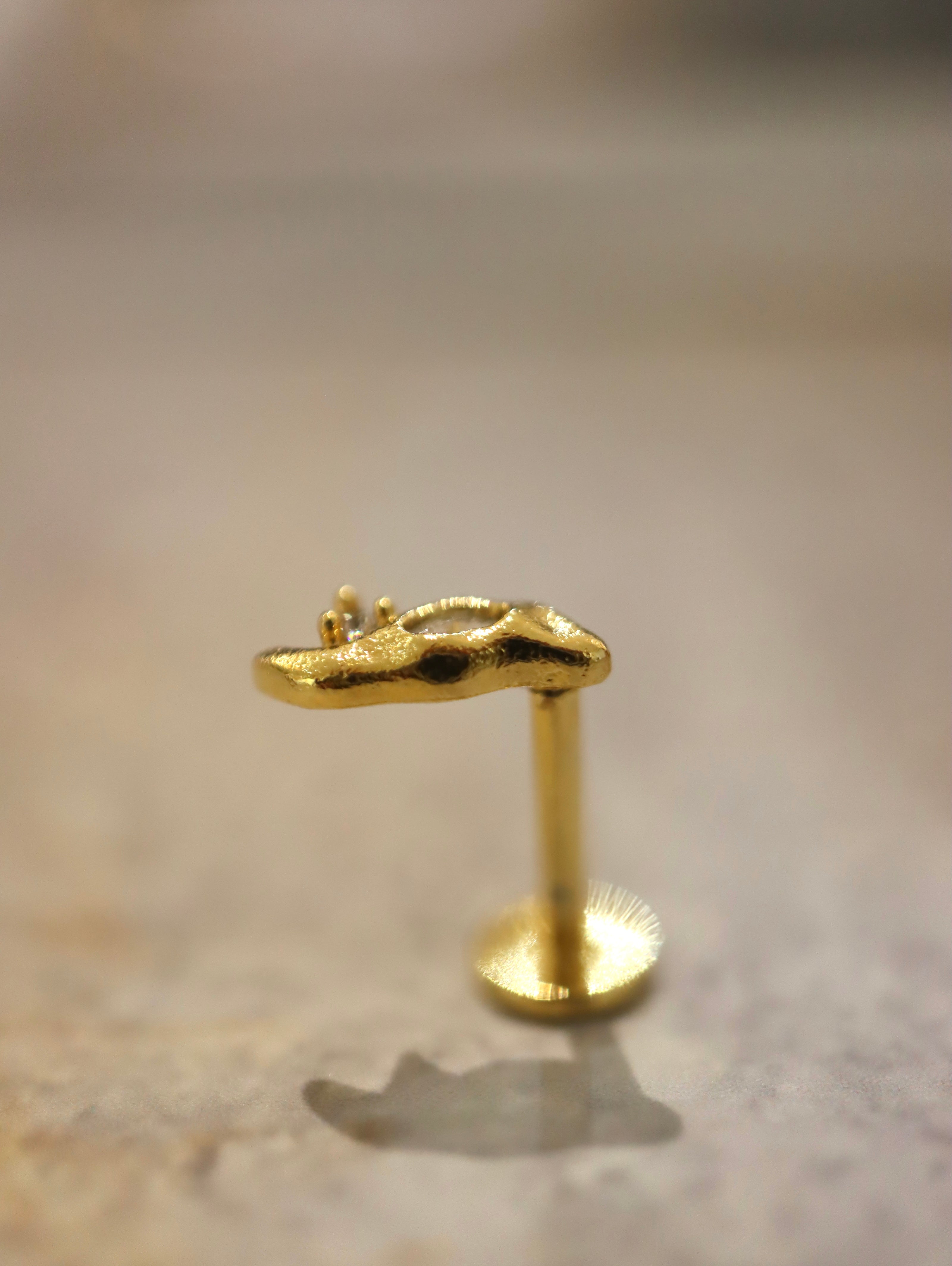 Swift Stud 925 Silver Flat back Piercing (1pc)