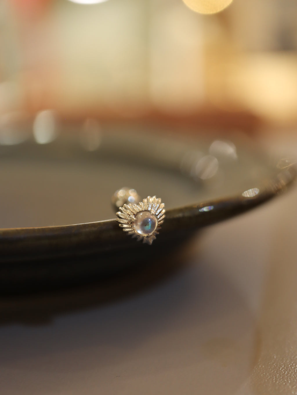 Heart stud surgical steel 316L piercing