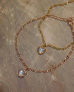 Aura Heart Chain 925 silver Bracelet