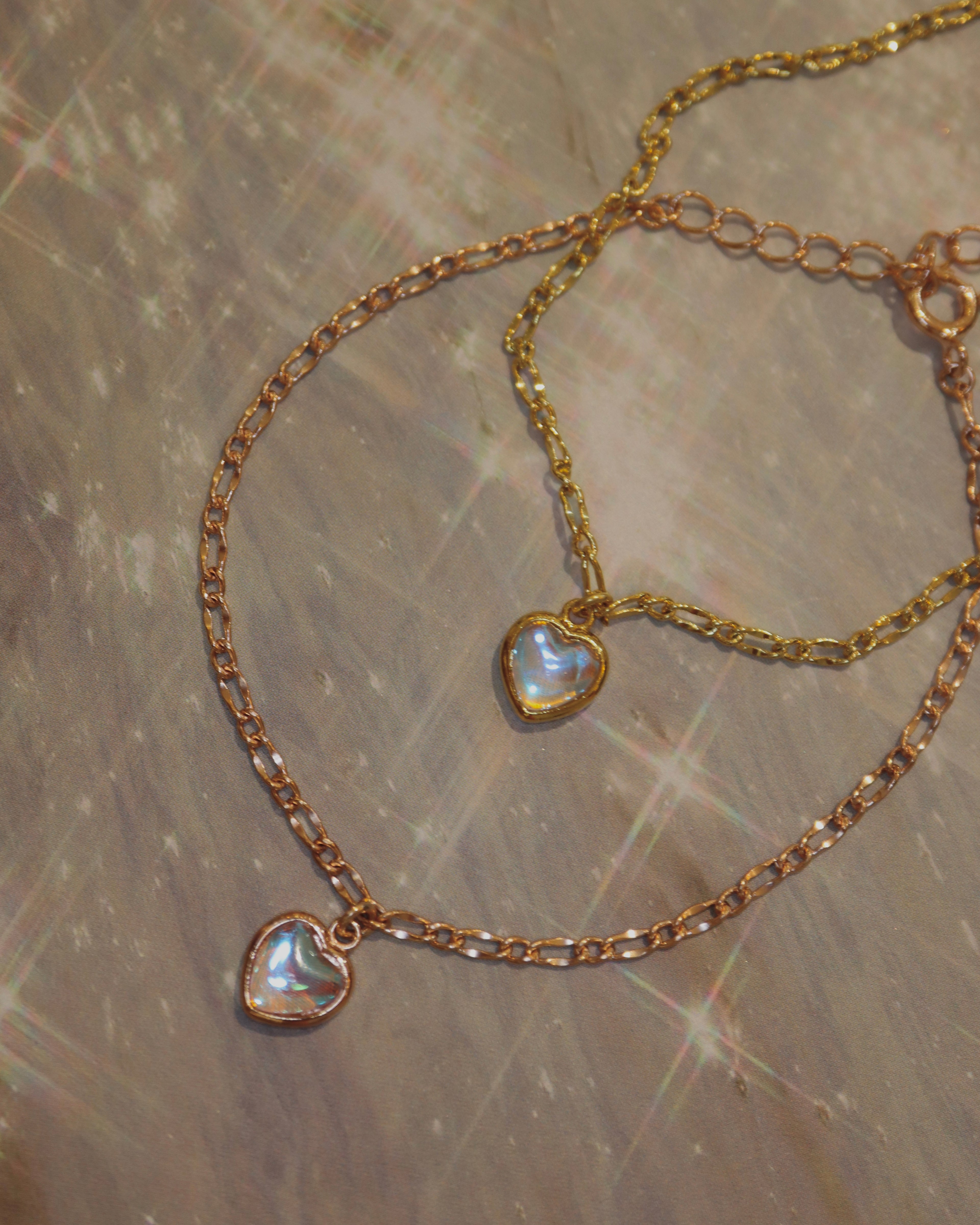Aura Heart Chain 925 silver Bracelet