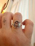 Sol & Luna Eclipse Sterling Silver Ring