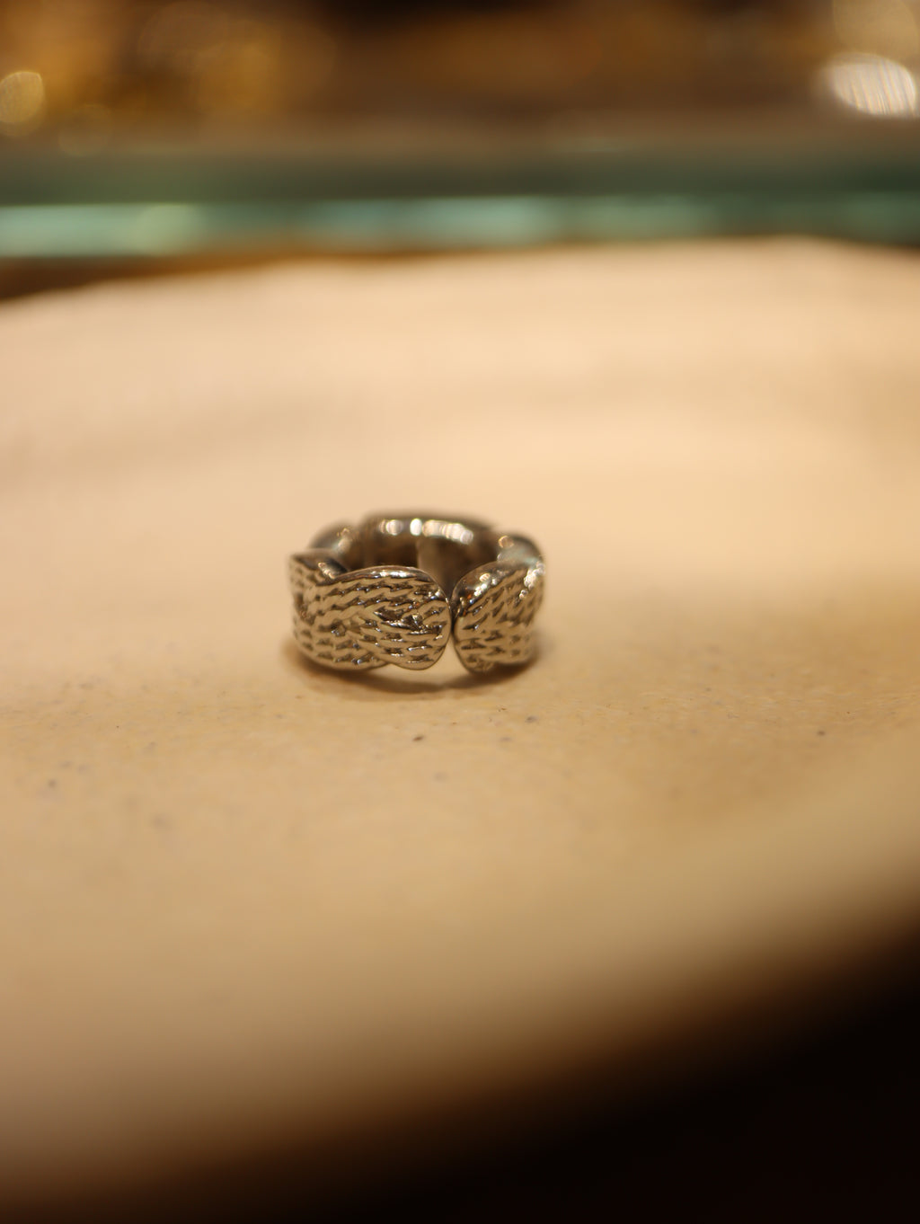 Braid clip-on earcuff