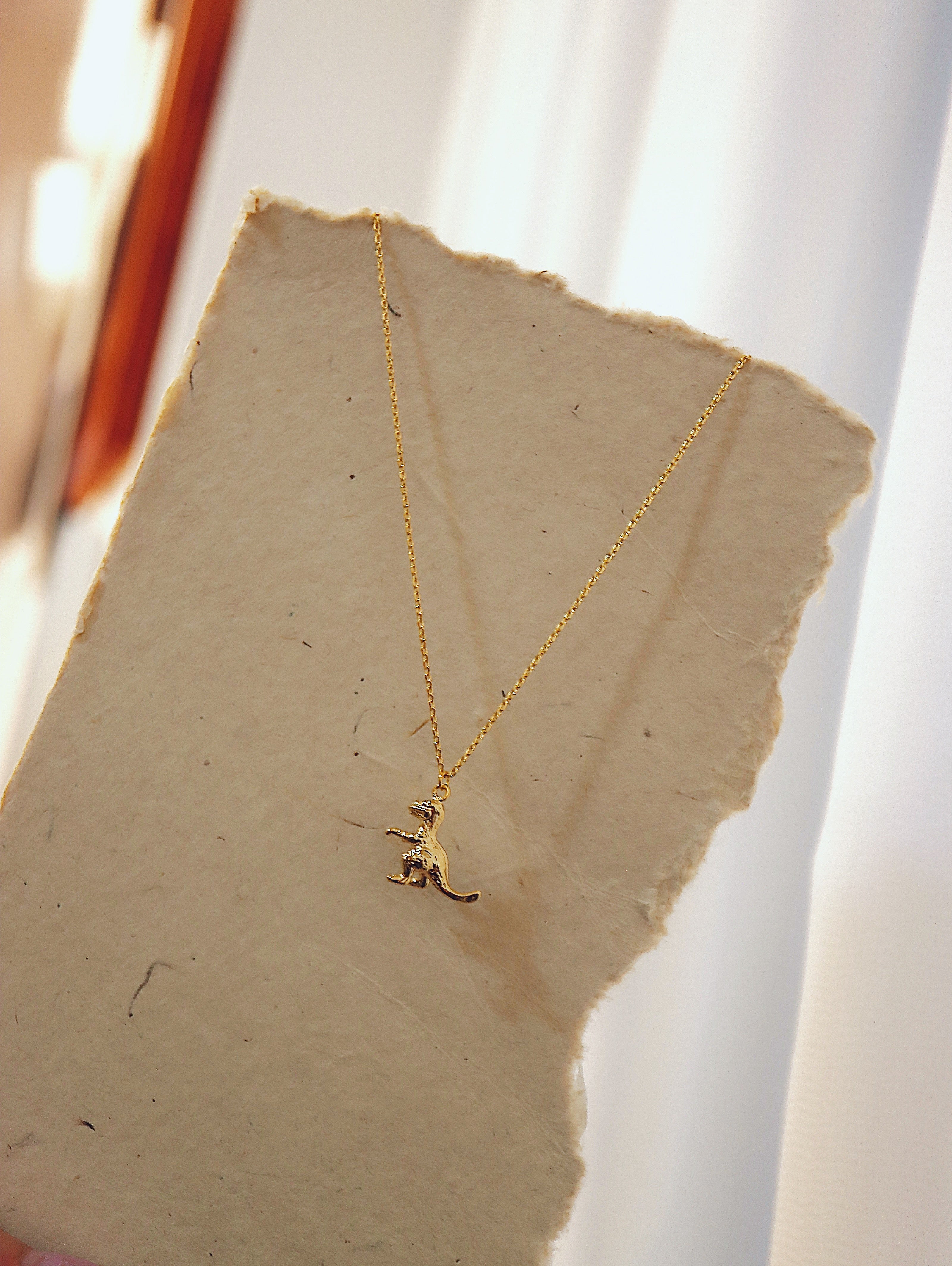 🦖 Brass Necklace