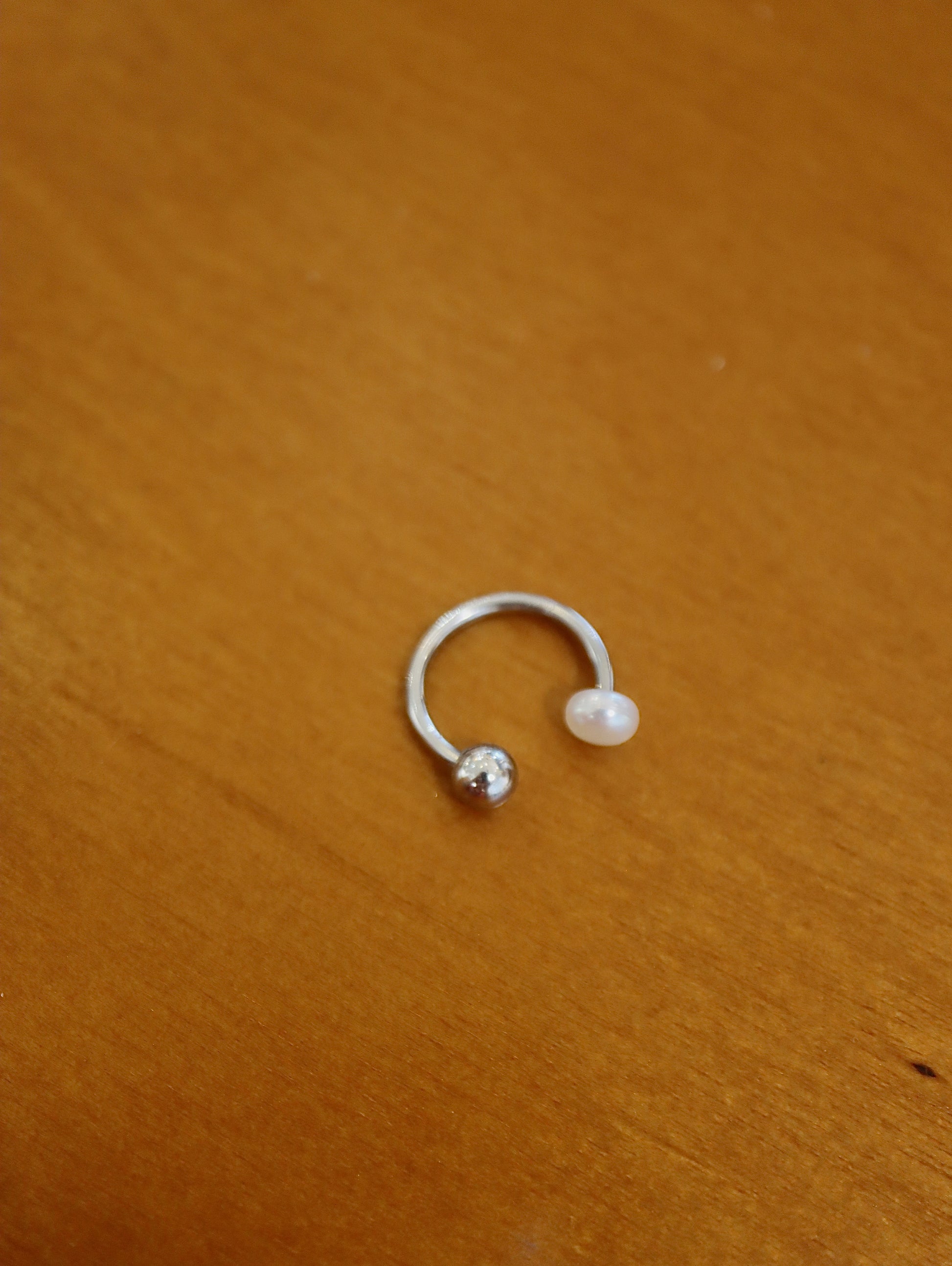Pearl two way piercing (1pc)