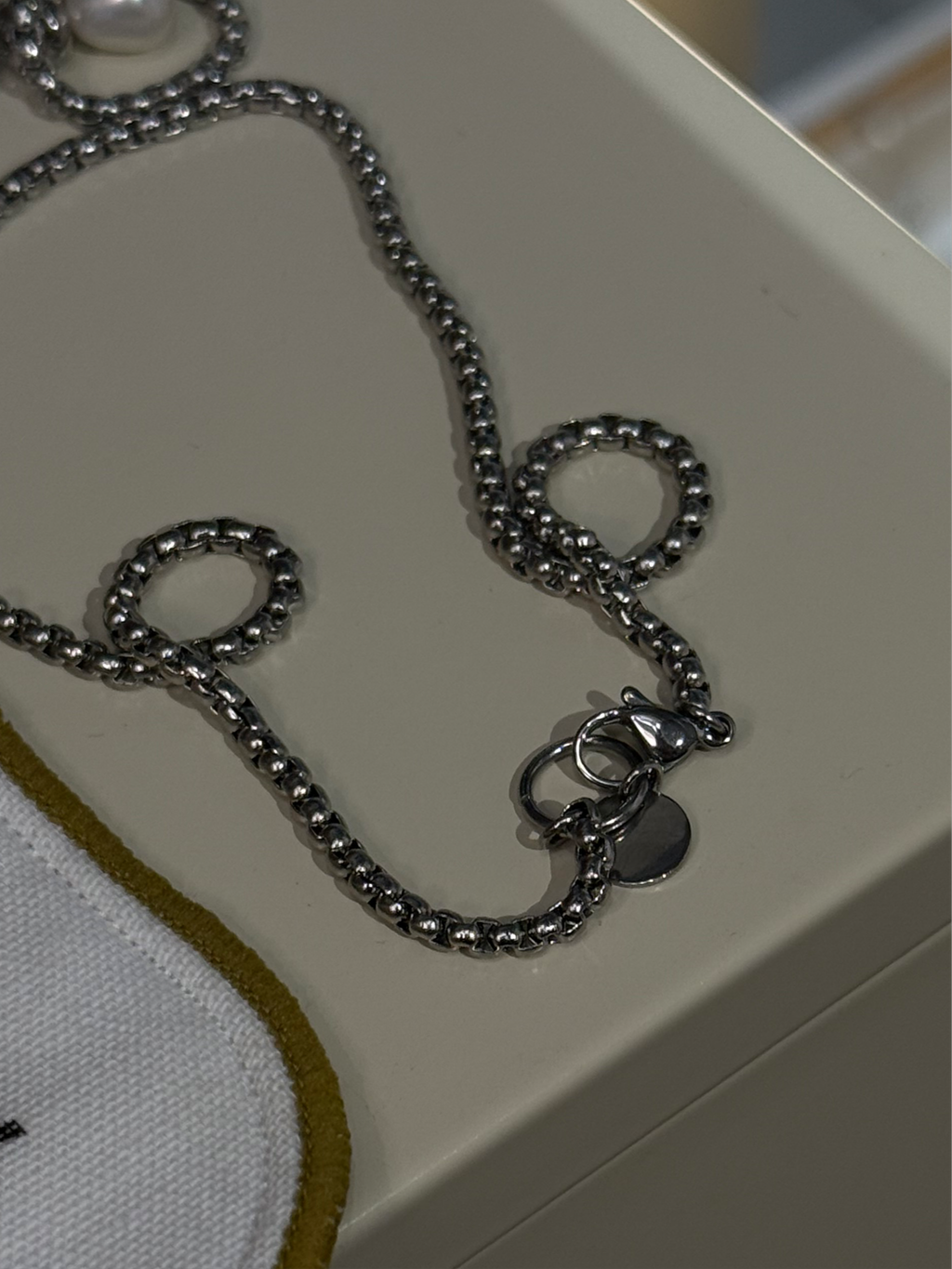 Stainless steel waterproof 53CM necklace