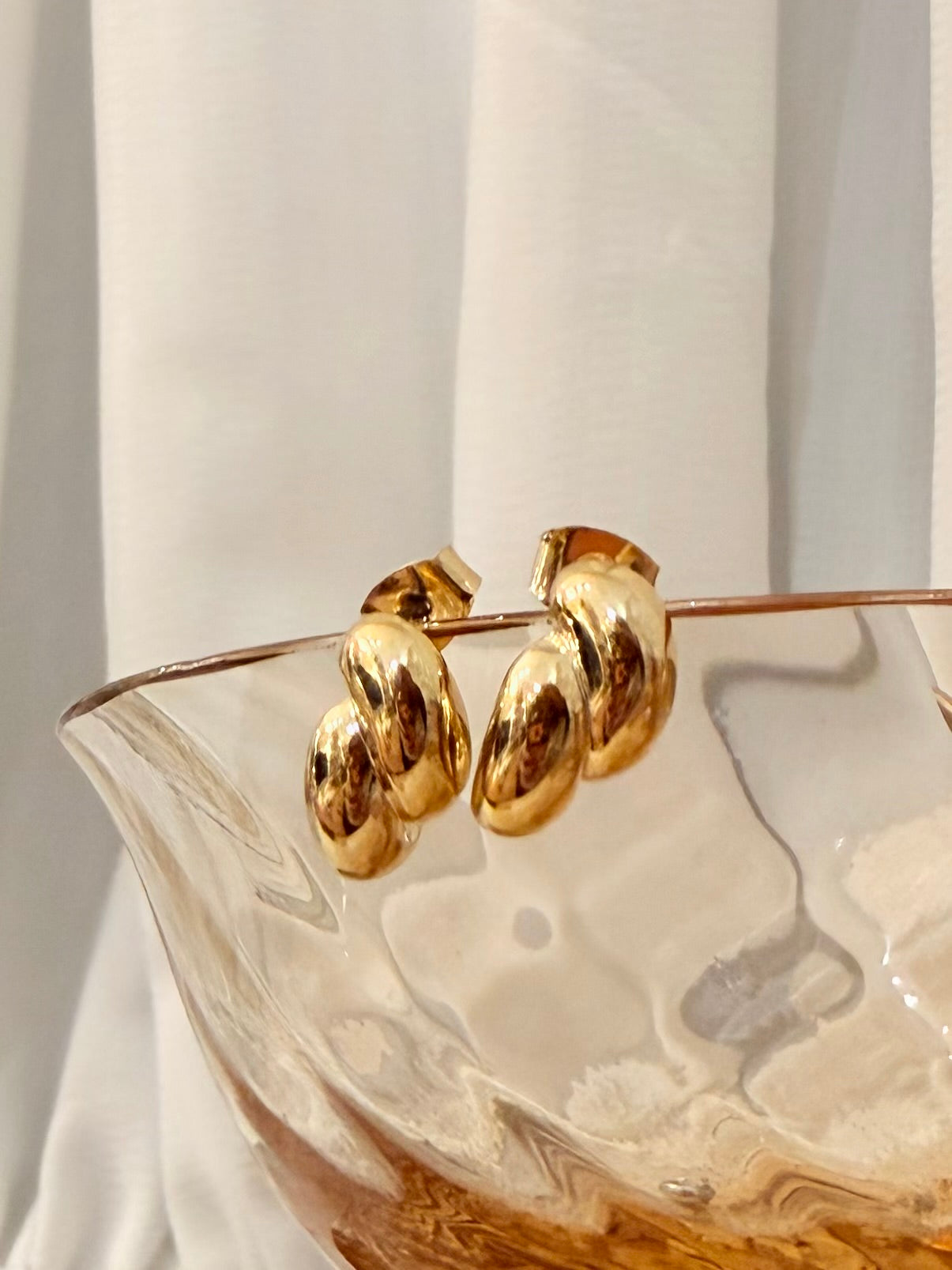 Brass earrings 03