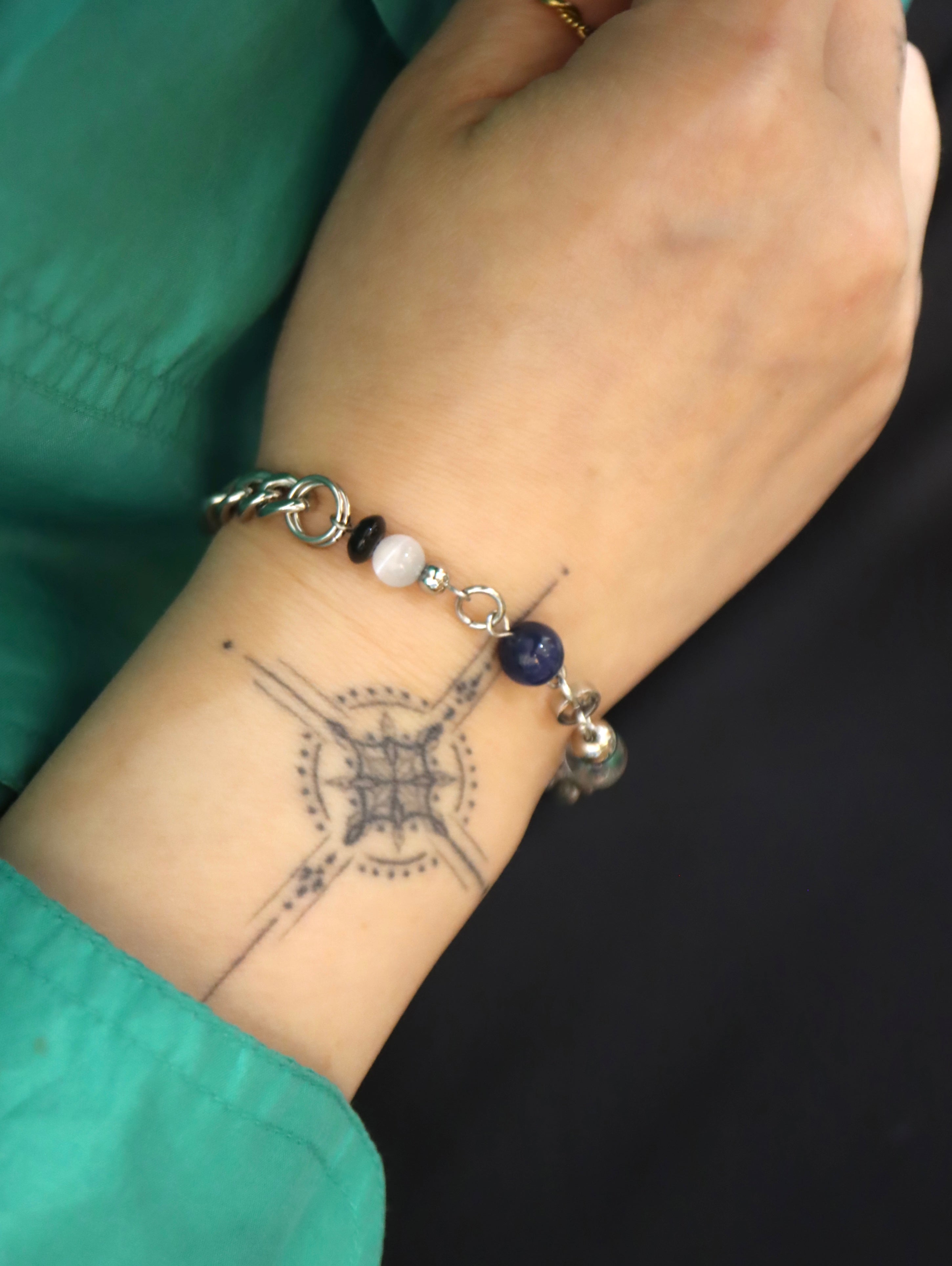 Paradigm Mixed-Link Stainless Steel Bracelet