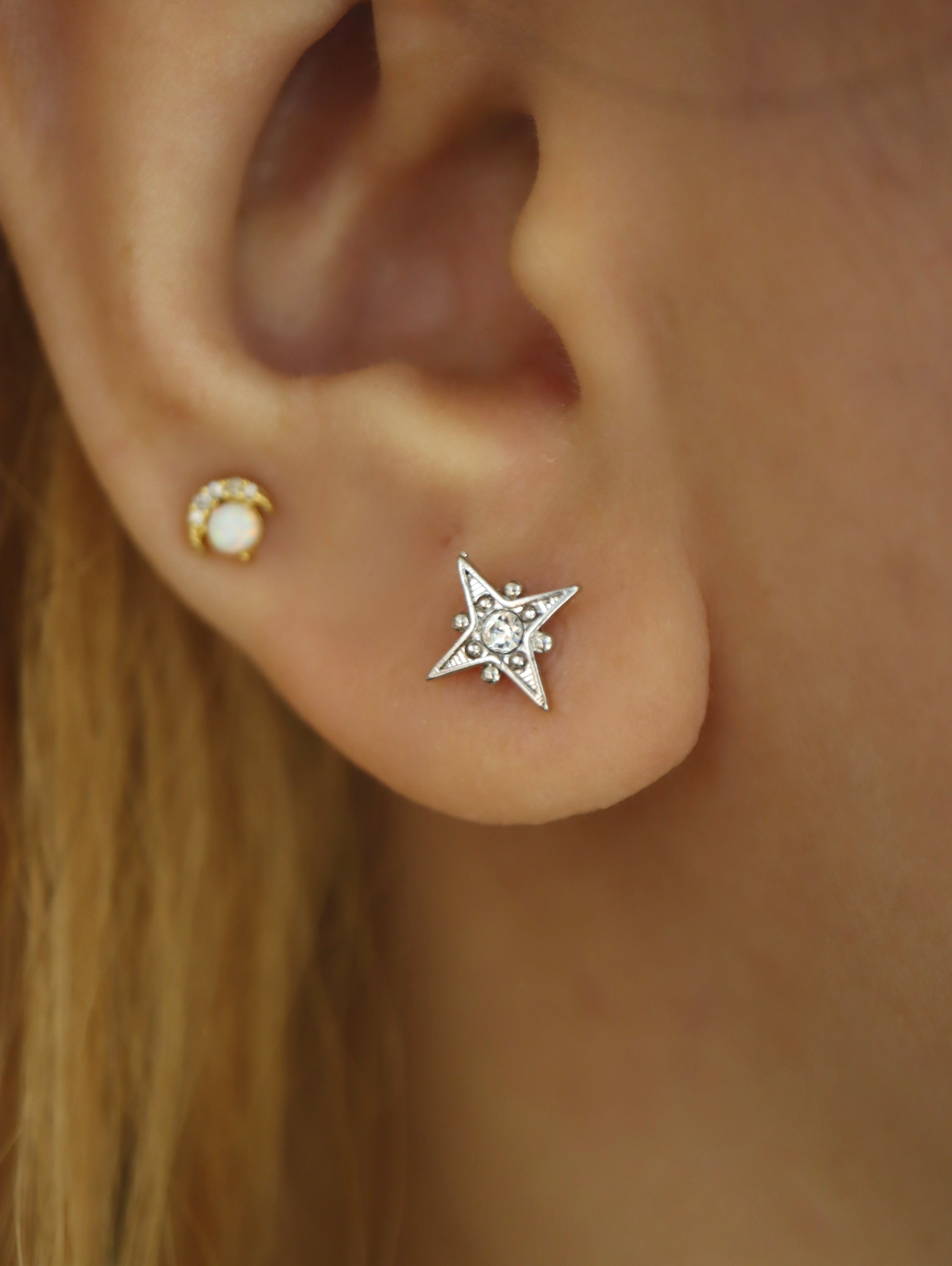 Polaris Stud Surgical Steel Piercing Earring (1pc)