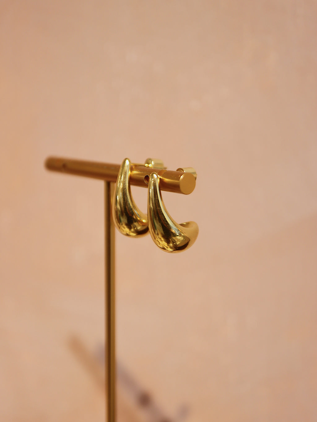 Molten Stainless Steel Earrings