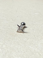 Sparkle ✨ cz surgical steel piercing